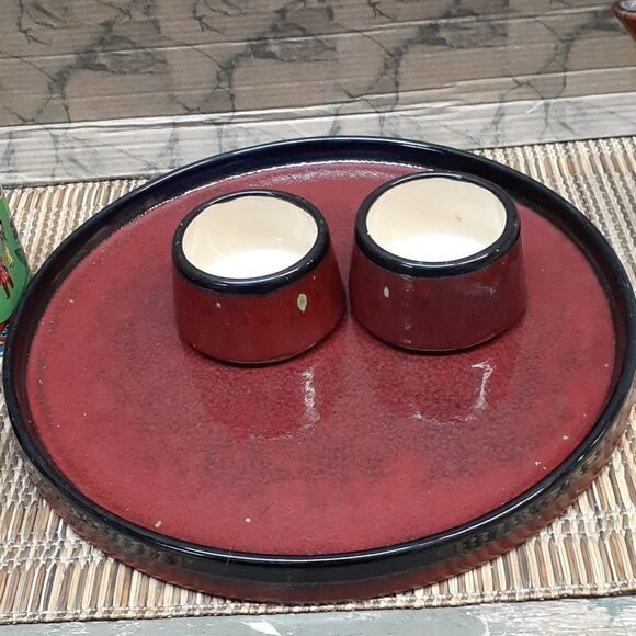 7 pc Shanghai tea Set from Pier 1 and tea pot from Taiwan, with accessories - Picture 2 of 16